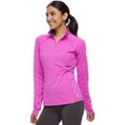 Women's Fila Sport&reg; Long Sleeve Half-zip Fleece Top, Size: Xs, Brt Purple