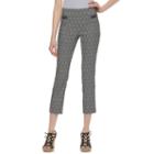 Juniors' Joe B Textured Zipper Ankle Pants, Girl's, Size: Small, Oxford