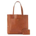 Sonoma Goods For Life&trade; Abigail Leather Tote With Pouch, Women's, Brown
