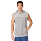 Men's Adidas Sleeveless Hoodie, Size: Large, Grey