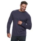 Big & Tall Croft & Barrow&reg; Classic-fit Easy-care Henley, Men's, Size: Xl Tall, Drk Purple