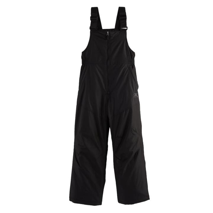 Boys 8-20 Zeroxposur Roger Snowbib Pants, Size: Large, Black