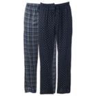 Big & Tall Hanes 2-pack Ultimate X-temp Plaid Lounge Pants, Men's, Size: 4xl, Grey