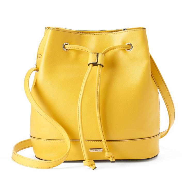 Chaps Ayla Bucket Bag, Women's, Yellow