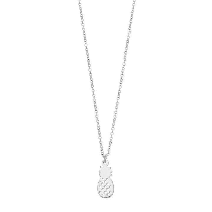 Lc Lauren Conrad Pineapple Pendant Necklace, Women's, Silver