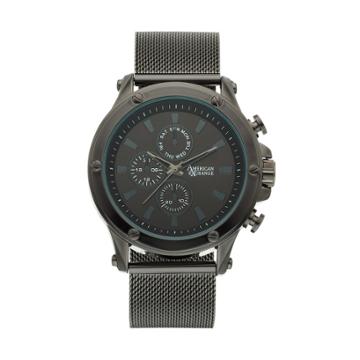 Men's American Exchange Mesh Watch, Size: Xl, Black