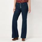Women's Lc Lauren Conrad Flare Jeans, Size: 2 Short, Blue