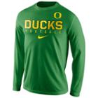 Men's Nike Oregon Ducks Football Practice Long-sleeve Tee, Size: Xxl, Green