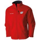 Men's Columbia Wisconsin Badgers Ascender Softshell Jacket, Size: Medium, Pink Other