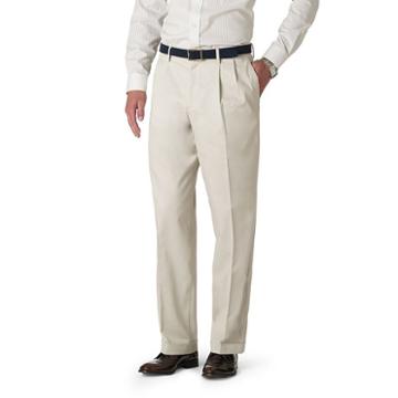Men's Dockers&reg; Stretch Classic Fit Iron Free Khaki Pants - Pleated D3, Size: 33x30, Red/coppr (rust/coppr)