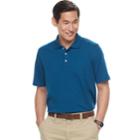 Men's Croft & Barrow&reg; Signature Interlock Polo, Size: Large, Dark Blue