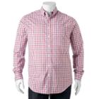 Big & Tall Croft & Barrow&reg; True Comfort Classic-fit Stretch Button-down Shirt, Men's, Size: Xl Tall, Brt Orange