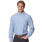 Big & Tall Chaps Solid Oxford Casual Button-down Shirt, Men's, Size: 4xb, Blue