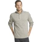 Big & Tall Van Heusen Classic-fit Mockneck Fleece Sweater, Men's, Size: L Tall, Lt Beige