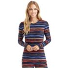 Plus Size Cuddl Duds Stretch Fleece Top, Women's, Size: 1xl, Multi Stripe