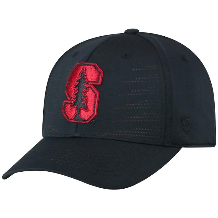 Adult Top Of The World Stanford Cardinal Dazed Performance Cap, Men's, Black