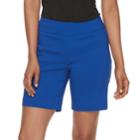 Women's Dana Buchman 8-in. Pull-on Shorts, Size: Small, Med Blue