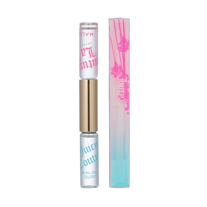 Juicy Couture Malibu Surf & Malibu La La Women's Perfume Rollerball Duo, Multicolor