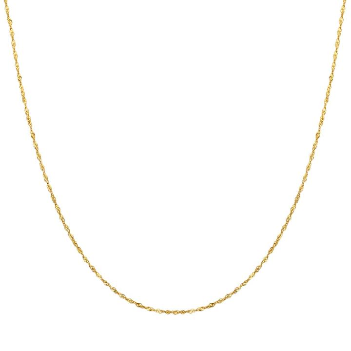 Everlasting Gold 14k Gold Singapore Chain Necklace, Women's, Size: 24, Yellow
