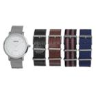 Manhattan Men's Watch & Interchangeable Band Set, Multicolor