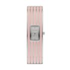 Laura Ashley Women's Striped Cuff Watch, Size: Small, Pink