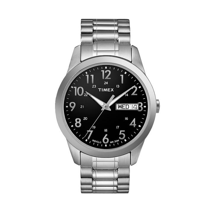 Timex Men's Stainless Steel Expansion Watch - T2m932 9j, Size: Medium, Grey