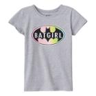 Girls 7-16 Dc Comics Bat Girl Logo Graphic Tee, Size: Small, Grey