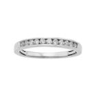 Igl Certified Diamond Wedding Ring In 14k Gold (1/4 Carat T.w.), Women's, Size: 9, White