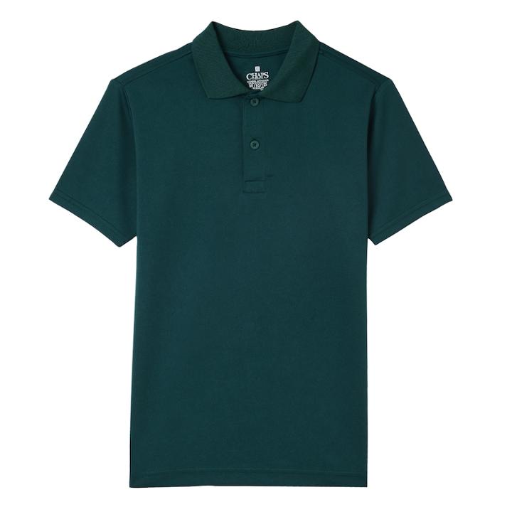 Boys 4-20 Chaps Performance Polo, Size: 14-16, Green