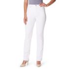 Women's Gloria Vanderbilt Amanda Classic Tapered Jeans, Size: 16 Avg/reg, White
