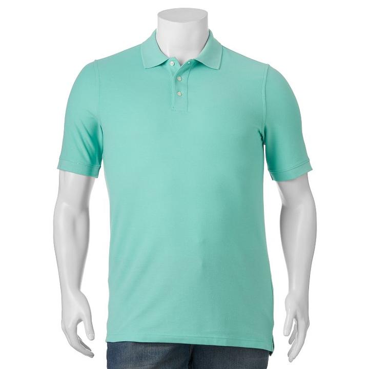 Big & Tall Croft & Barrow&reg; Classic-fit Pique Polo, Men's, Size: 2xb, Brt Green