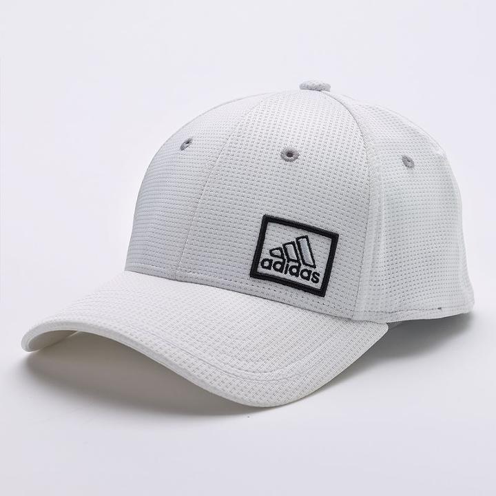Adidas Fitted Baseball Cap - Men, Size: S/m, White