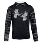 Boys 8-20 Under Armour Armour Fleece Highlight Hoodie, Size: Large, Black
