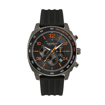 Caravelle New York By Bulova Men's Chronograph Watch - 45b141, Black