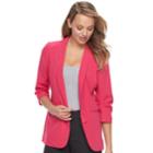 Women's Apt. 9&reg; Long Blazer, Size: Small, Med Pink
