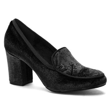 New Yok Transit New Way Women's High Heel Loafers, Size: Medium (6.5), Black