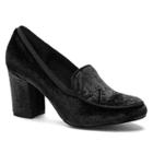 New Yok Transit New Way Women's High Heel Loafers, Size: Medium (6.5), Black