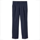 Boys 8-20 Chaps School Uniform Pleated Twill Pants, Boy's, Size: 8, Blue (navy)