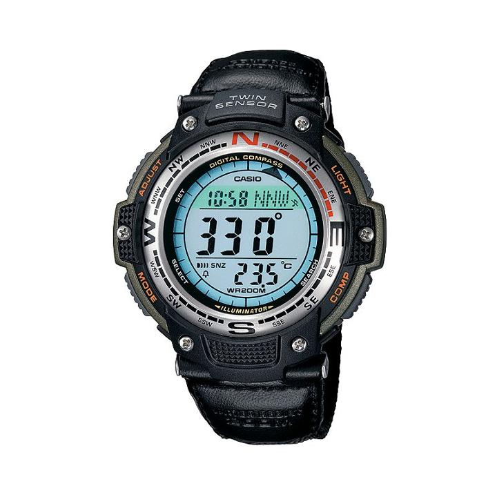 Casio Men's Twin Sensor Digital Chronograph Watch - Sgw100b-3v, Black