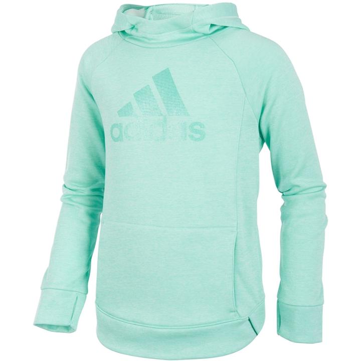 Girls 7-16 Adidas Push It Pullover Hoodie Sweatshirt, Size: Xl, Lt Green