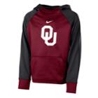 Boys 8-20 Nike Oklahoma Sooners Therma-fit Colorblock Hoodie, Size: S 8, Red