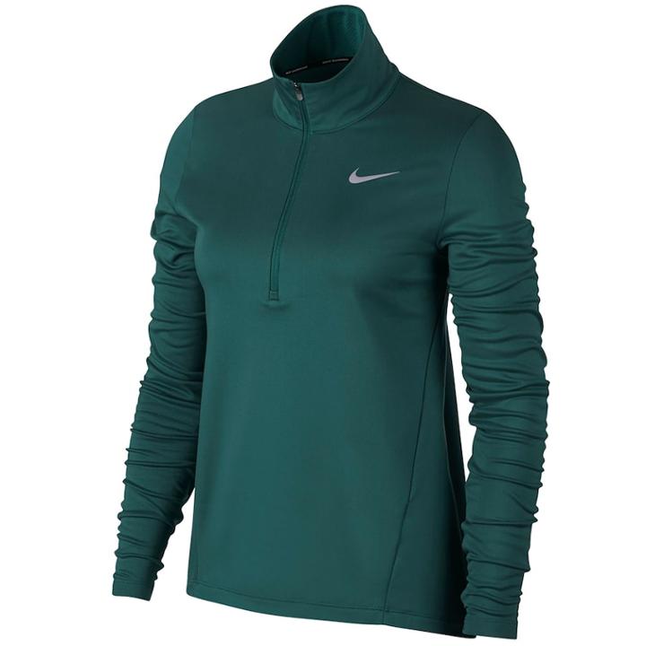 Women's Nike Therma Running Top, Size: Xl, Green