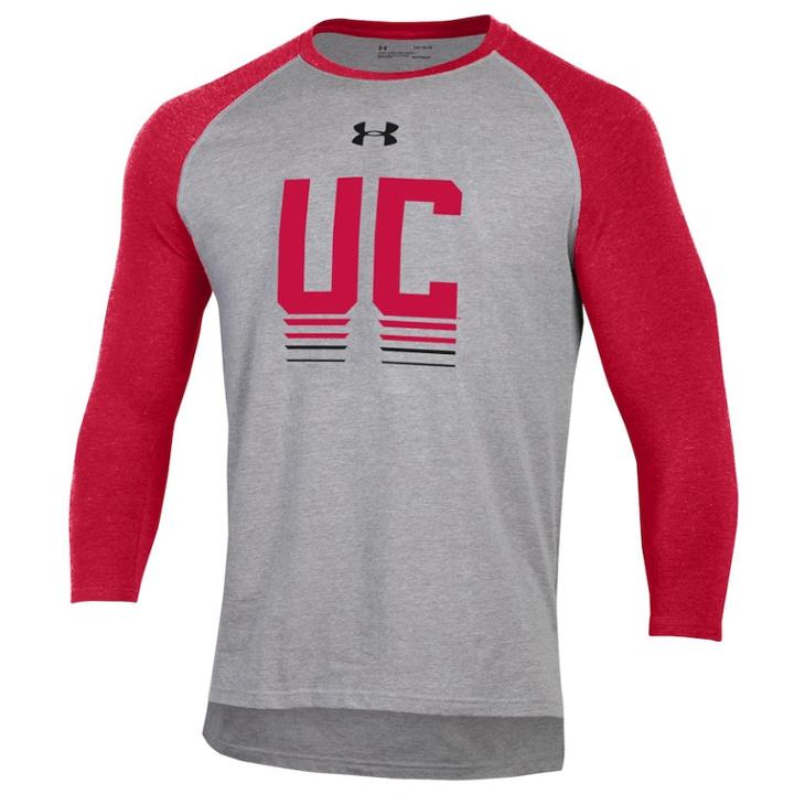 Men's Under Armour Cincinnati Bearcats Baseball Tee, Size: Large, Red