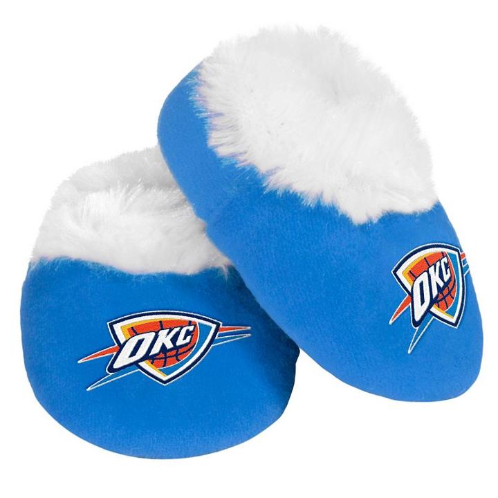 Newborn Forever Collectibles Oklahoma City Thunder Booties, Infant Unisex, Size: Medium, Brt Blue