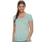 Juniors' Mudd&reg; Roadtrip Scoopneck Tee, Teens, Size: Xl, Lt Green