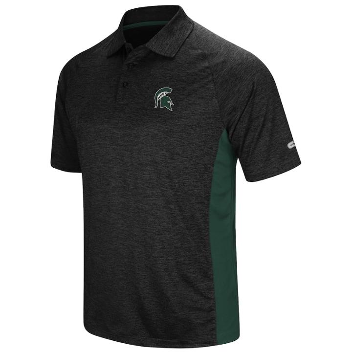 Men's Colosseum Michigan State Spartans Wedge Polo, Size: Xl, Oxford