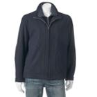 Men's Towne Military Wool-blend Hipster Jacket, Size: Small, Blue (navy)