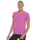 Women's Tek Gear&reg; Base Layer Short Sleeve Tee, Size: Large, Brt Pink