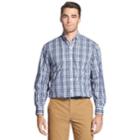 Men's Izod Premium Essentials Classic-fit Stretch Button-down Shirt, Size: Small, Blue