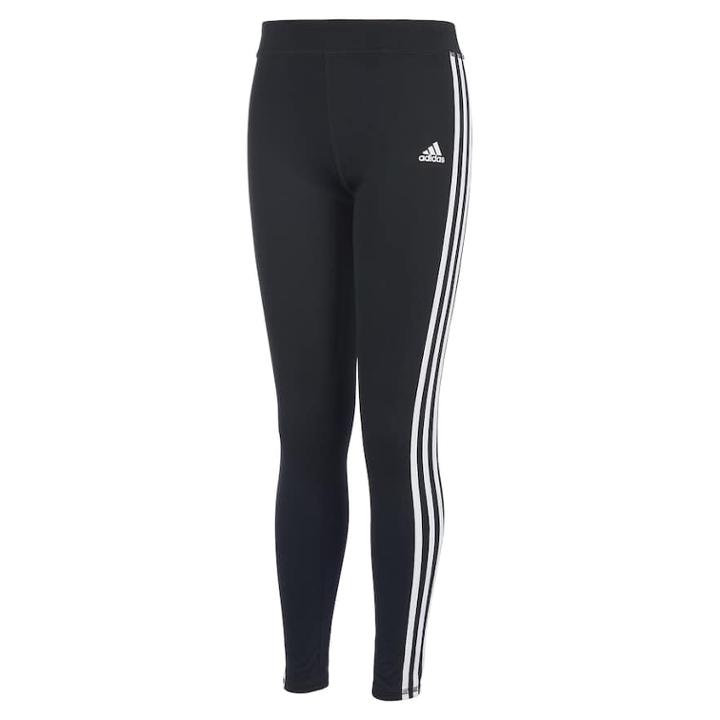 Girls 7-16 Adidas Side Stripe Leggings, Size: Small, Black